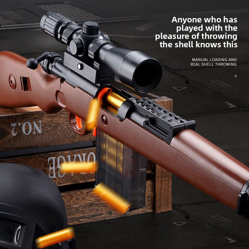 Pull-tab reloading toy model