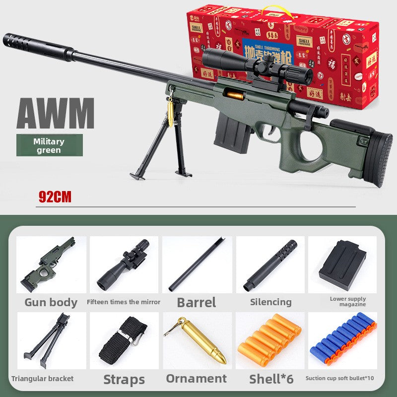 Pull-tab reloading toy model