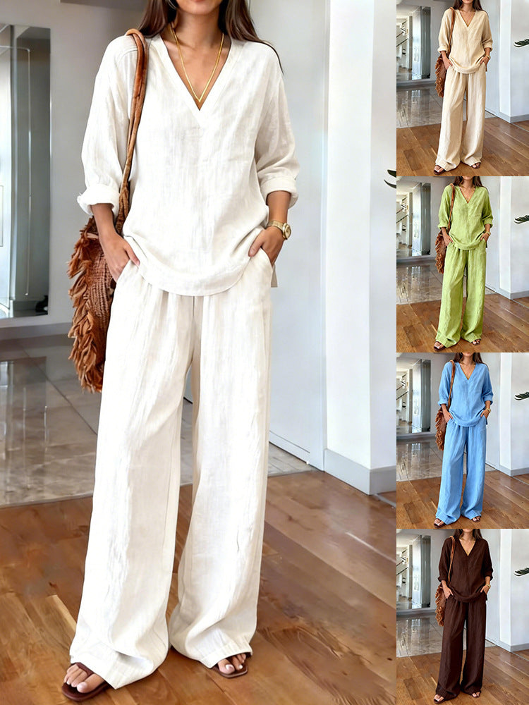 Pullover long-sleeve pants