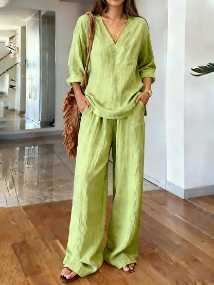 Pullover long-sleeve pants