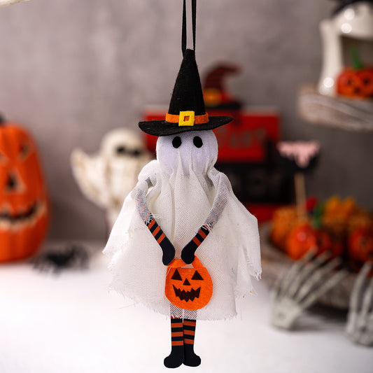 Pumpkin Black Cat Ghost Skull Halloween Home Party Pendant