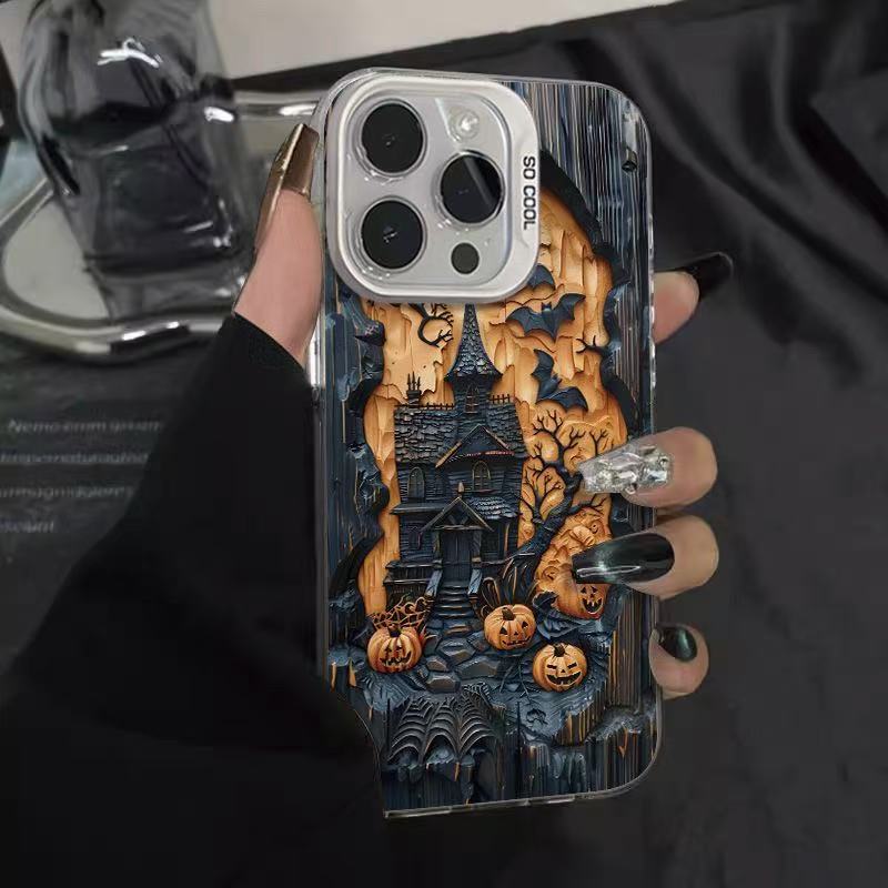 Pumpkin Castle Design iPhone Protective Case