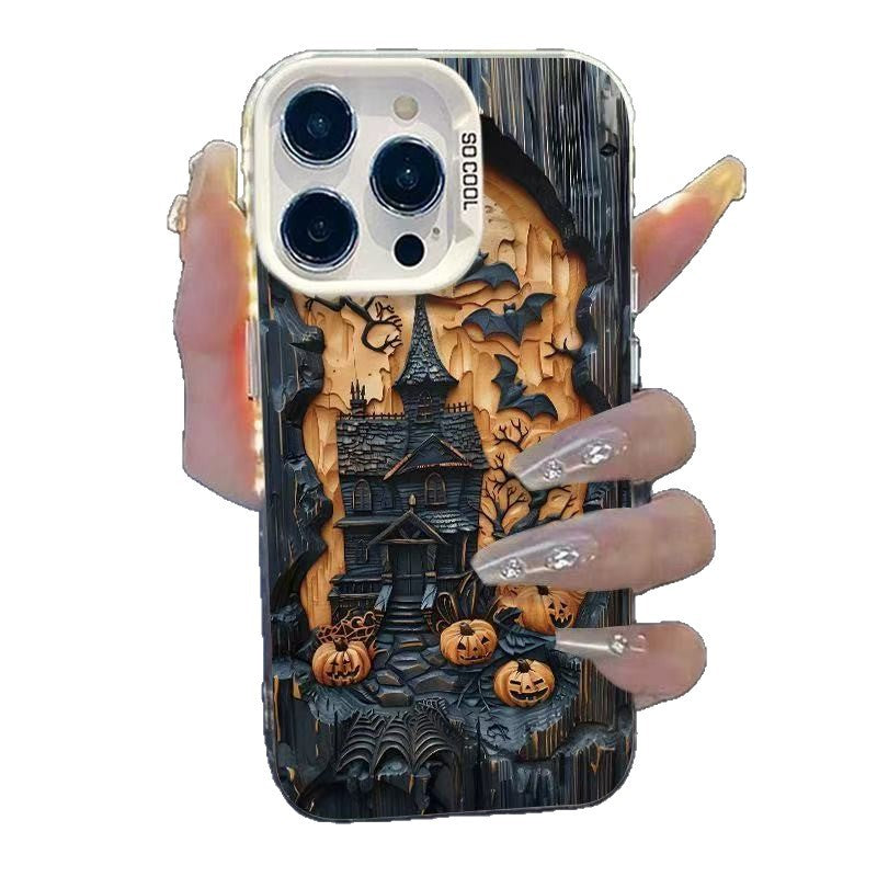 Pumpkin Castle Design iPhone Protective Case