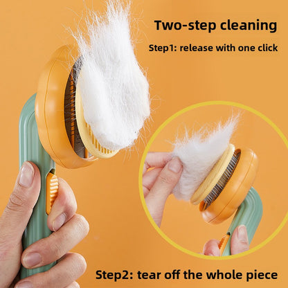Pumpkin pet comb