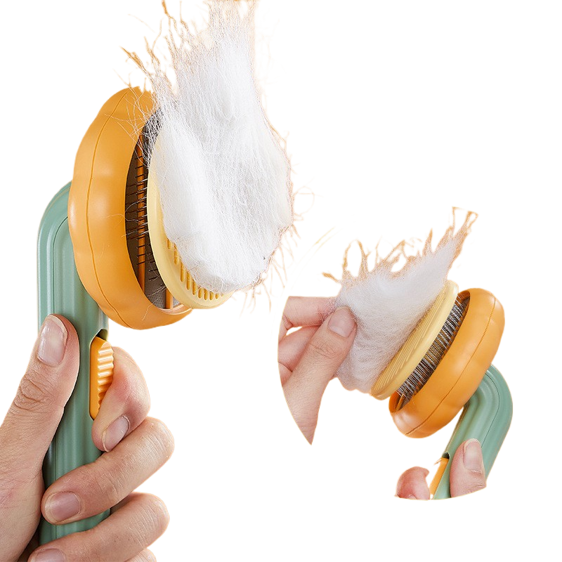 Pumpkin pet comb