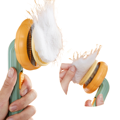 Pumpkin pet comb