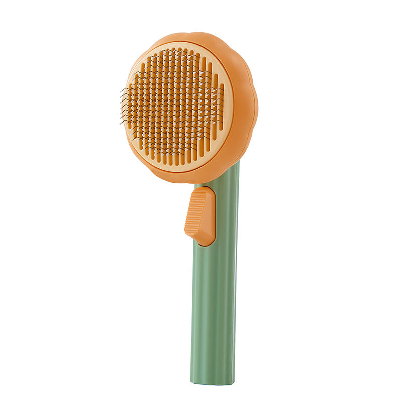 Pumpkin pet comb