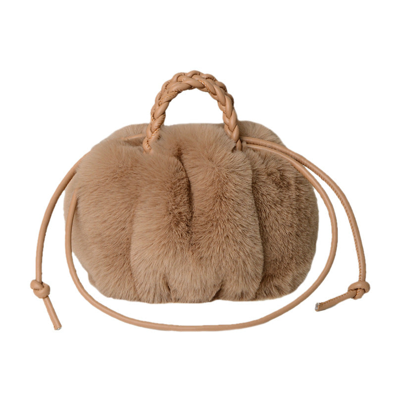 Pumpkin plush bag