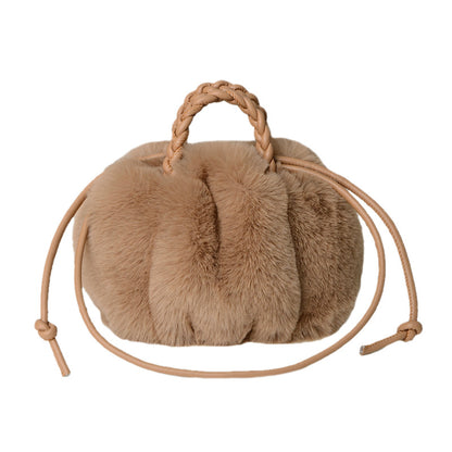 Pumpkin plush bag