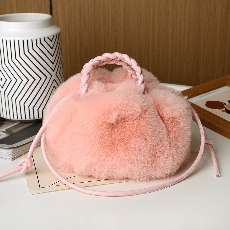 Pumpkin plush bag