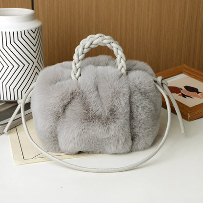 Pumpkin plush bag