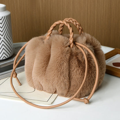Pumpkin plush bag