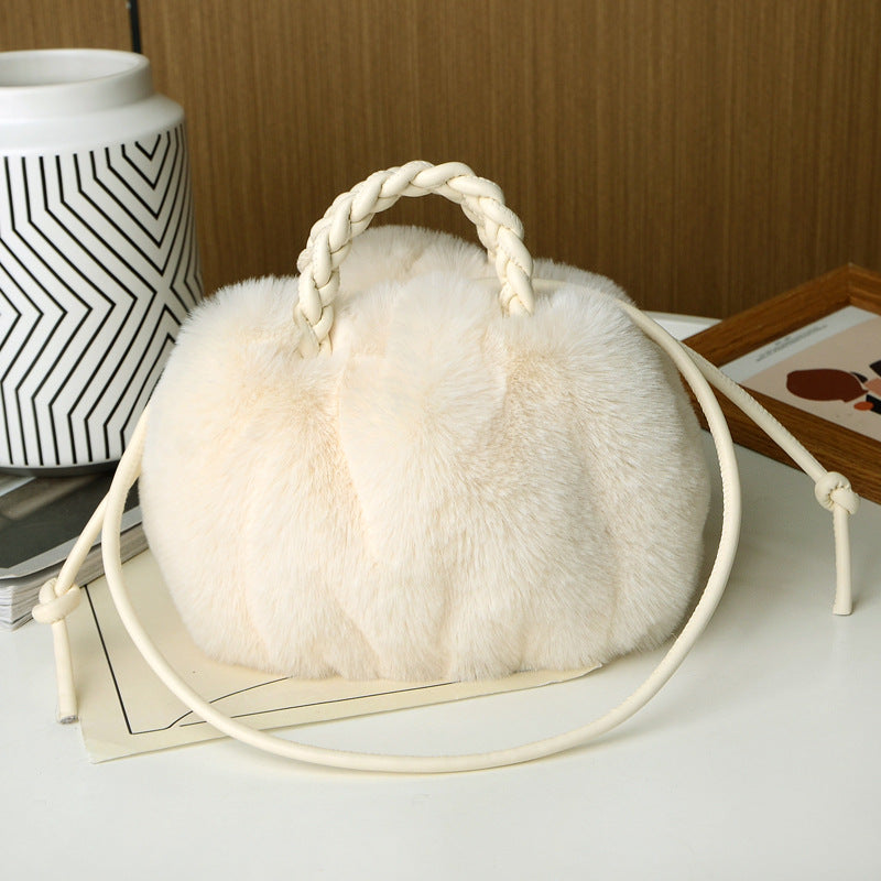 Pumpkin plush bag