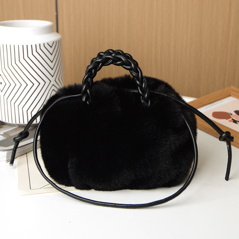 Pumpkin plush bag