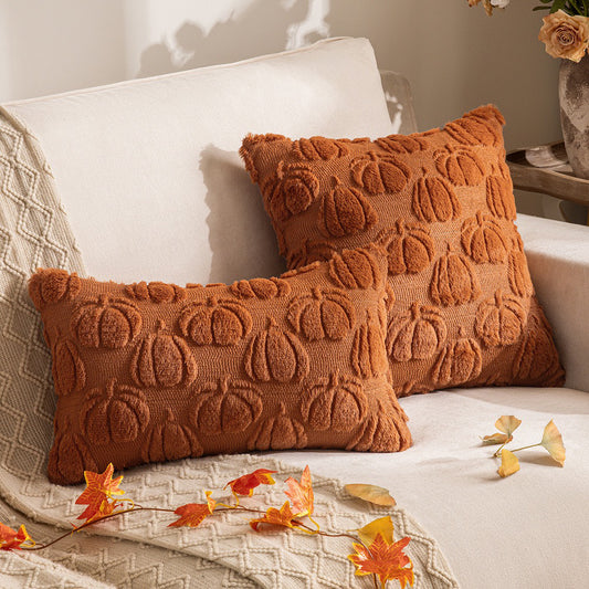 Pumpkin Plush Pillowcase