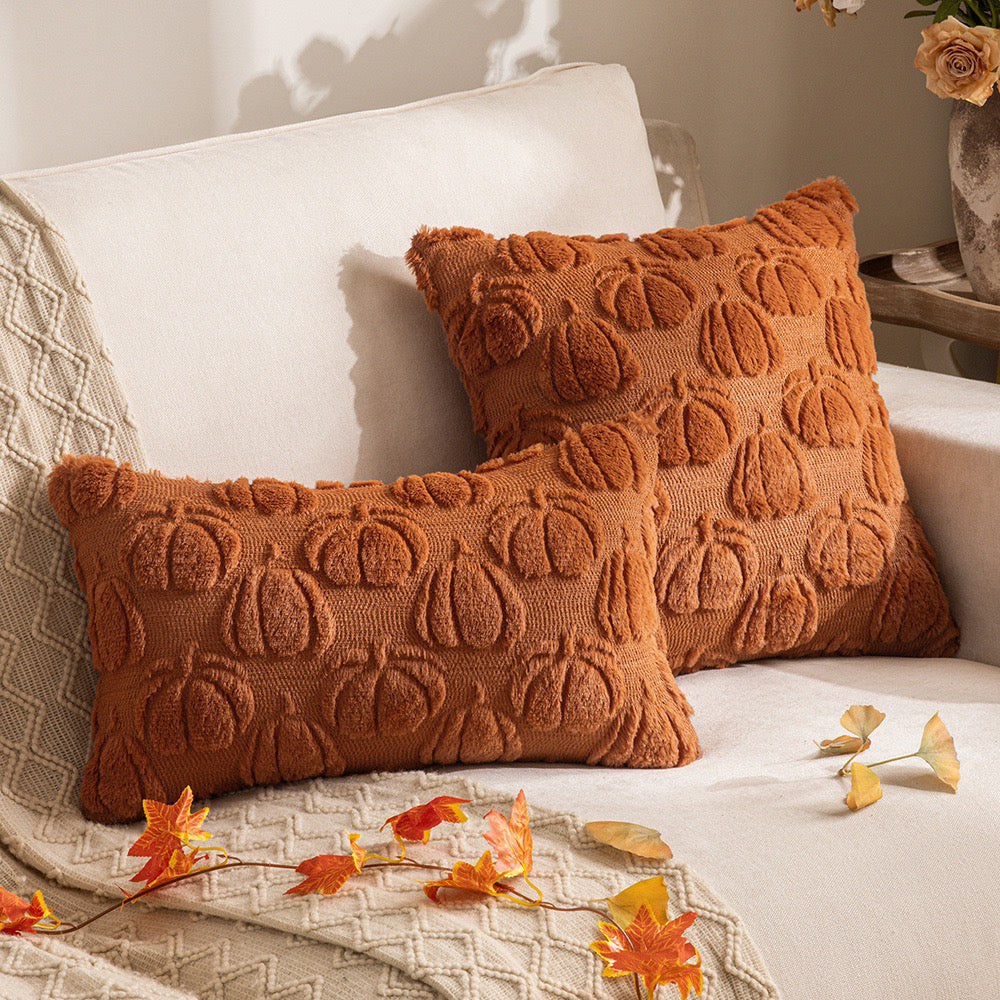 Pumpkin Plush Pillowcase