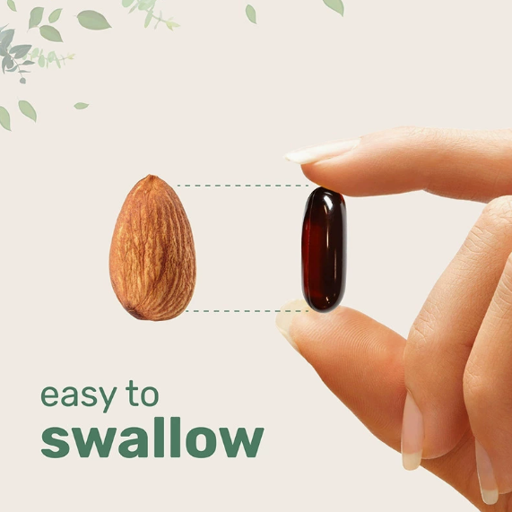 Pumpkin Seed Oil Soft Capsules Dietary Fiber 60 Capsules