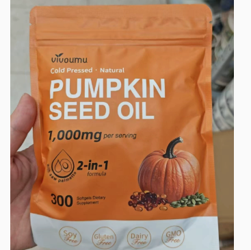 Pumpkin Seed Oil Soft Capsules Dietary Fiber 60 Capsules
