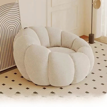 Pumpkin Sofa Chair Lambswool Small Sofa