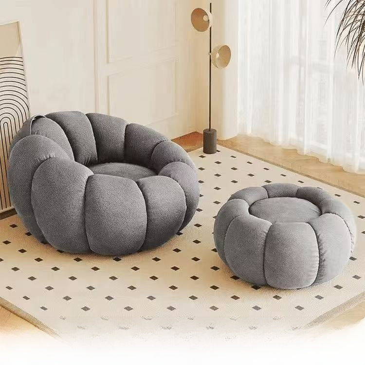 Pumpkin Sofa Chair Lambswool Small Sofa