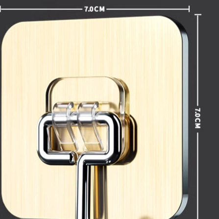 Punch-and-Stick Adhesive Hook