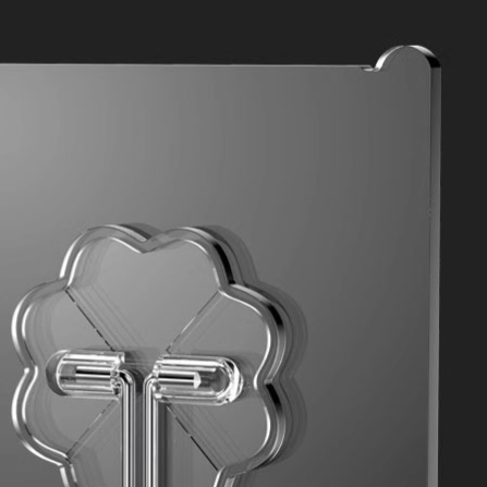 Punch-and-Stick Adhesive Hook