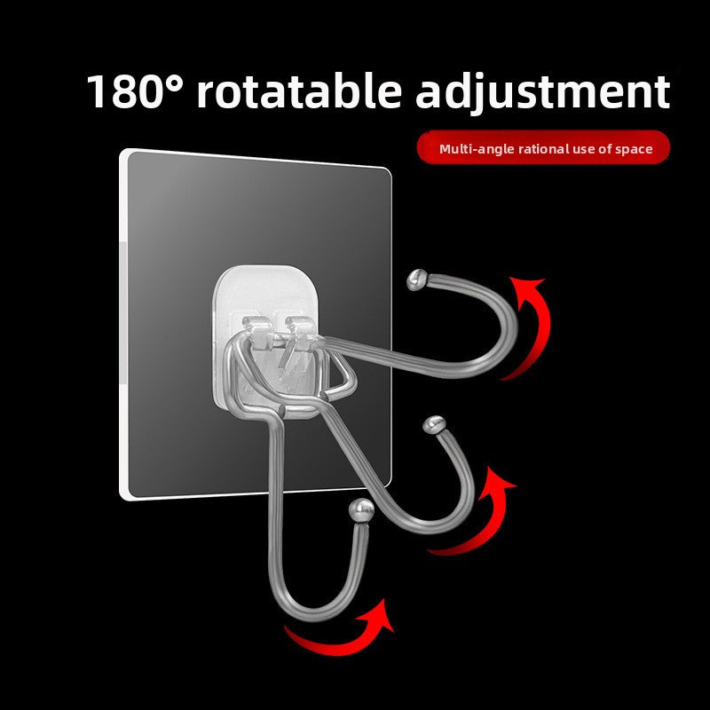 Punch-and-Stick Adhesive Hook