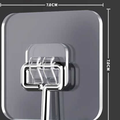 Punch-and-Stick Adhesive Hook