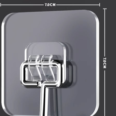 Punch-and-Stick Adhesive Hook