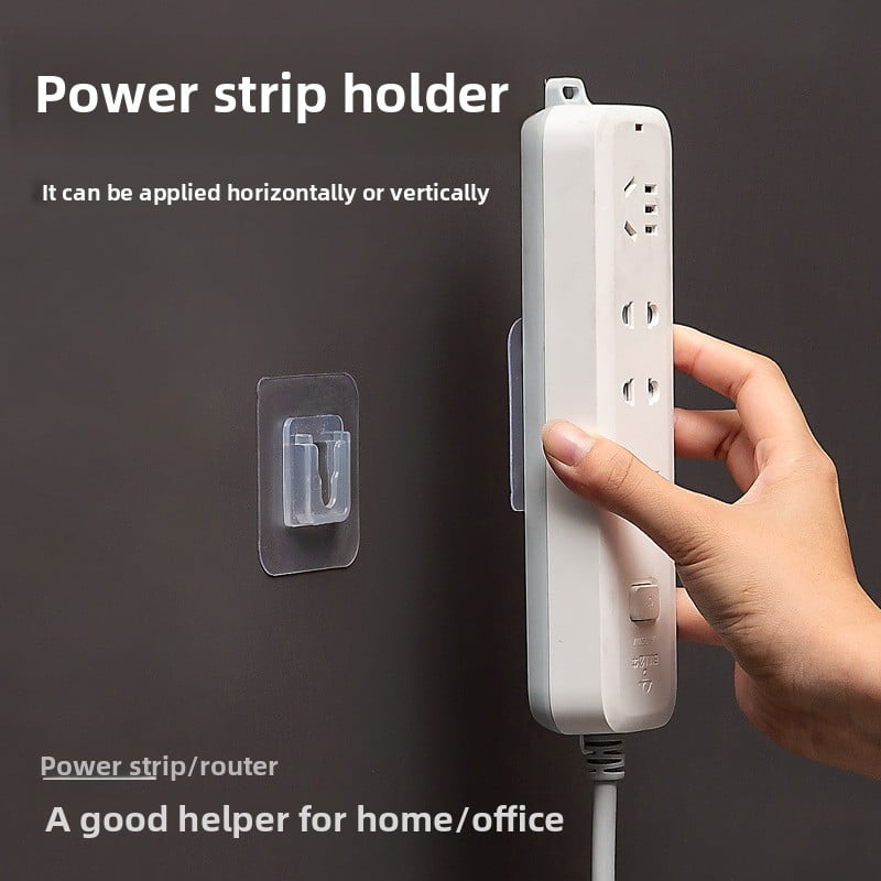 Punch-Free Adhesive Snap Hook for Wall Mounting