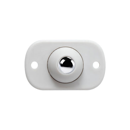 Punch-free adhesive storage box bottom small wheel