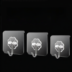 10 transparent hooks