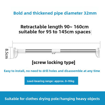 Punch-free Telescopic Rod