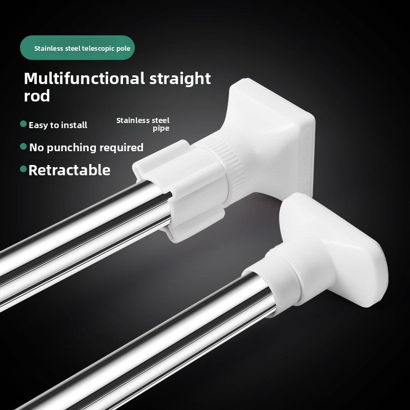 Punch-free Telescopic Rod