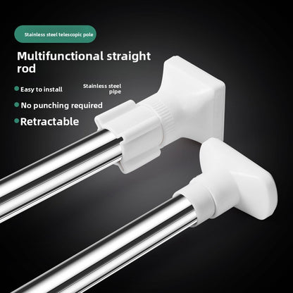 Punch-free Telescopic Rod