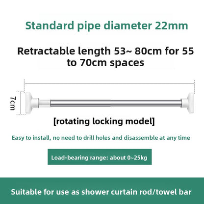 Punch-free Telescopic Rod