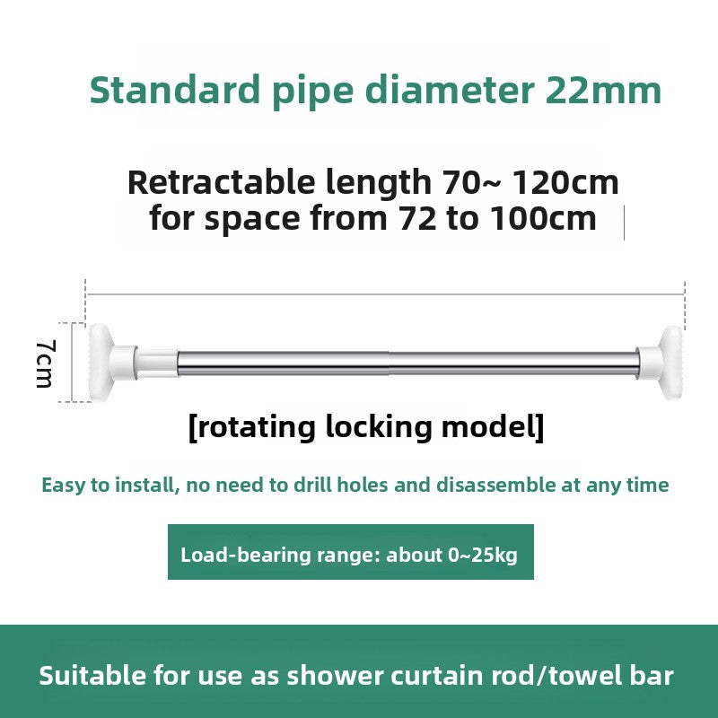 Punch-free Telescopic Rod