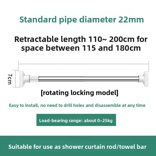 Punch-free Telescopic Rod