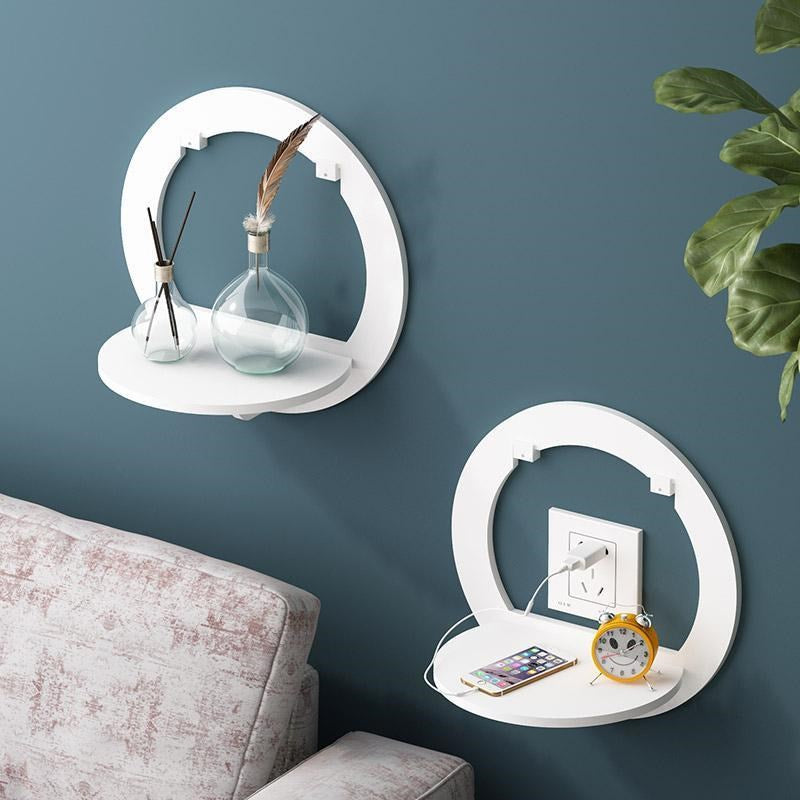 Punch-Free Wall Mount Shelf for Storage and Decoration