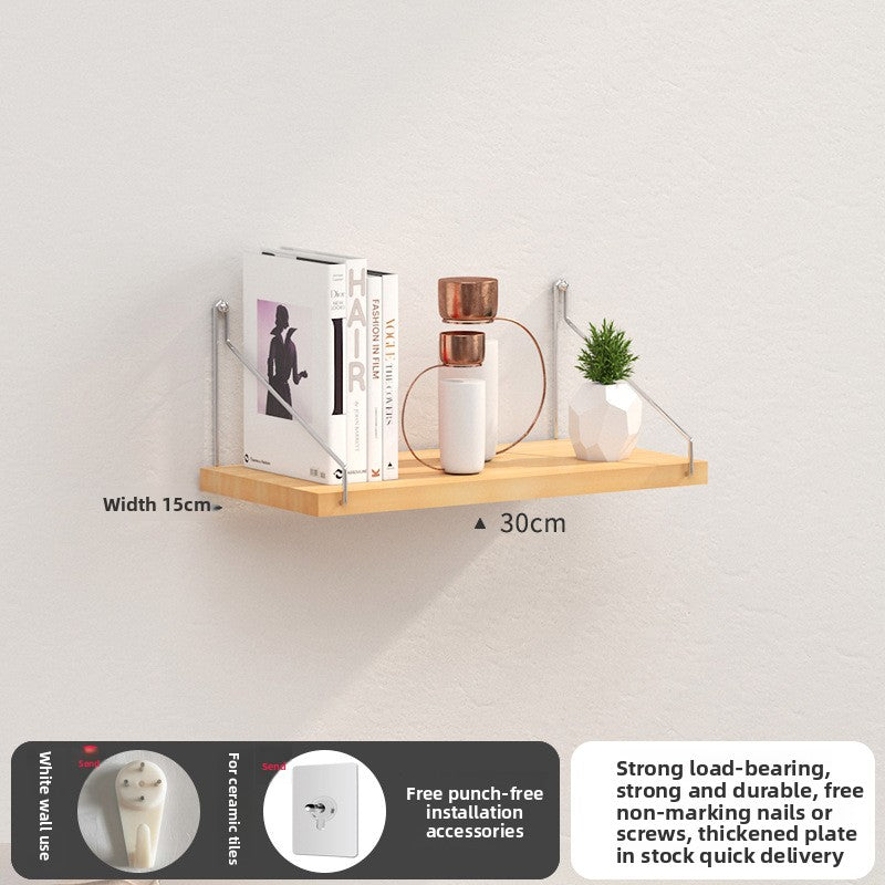 Punch-Free Wall Shelf