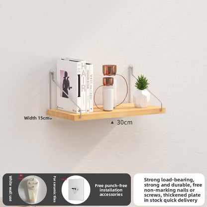 Punch-Free Wall Shelf