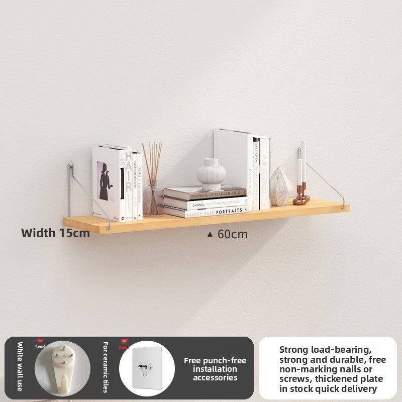 Punch-Free Wall Shelf