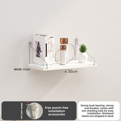 Punch-Free Wall Shelf