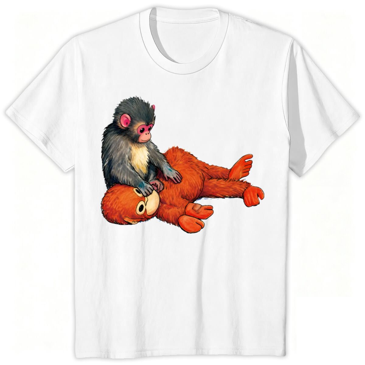 Punch Monkey Graphic Print T-Shirt