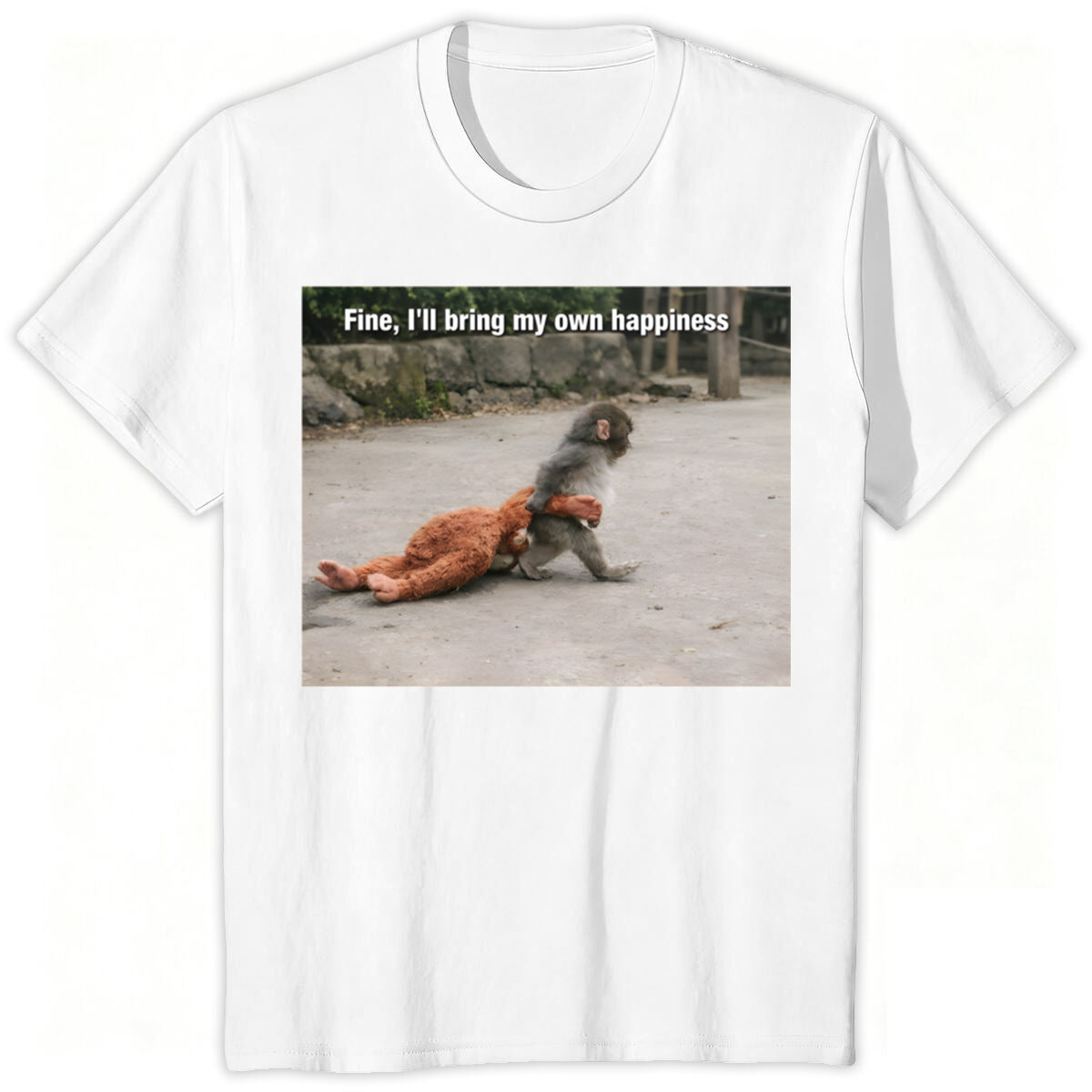 Punch Monkey Graphic Print T-Shirt
