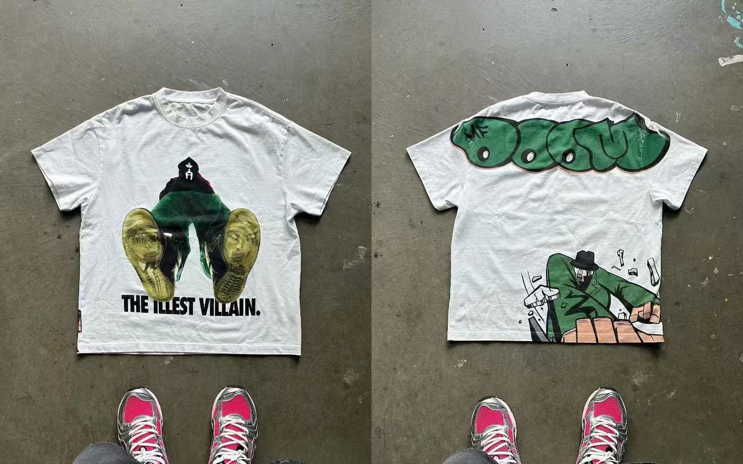 Punk casual cotton loose T-shirt