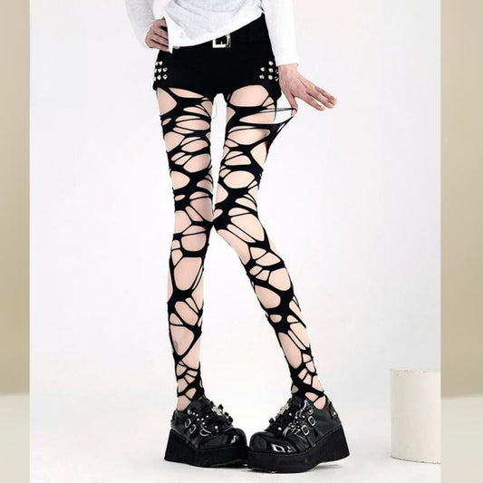 Punk Gothic Fishnet Stockings