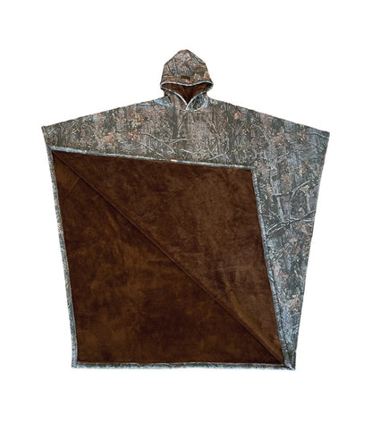 Punk Hooded Wool Cape