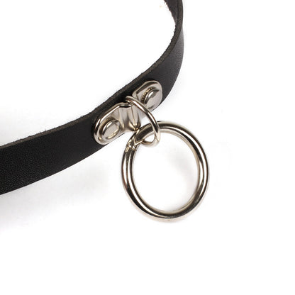 Punk leather collar