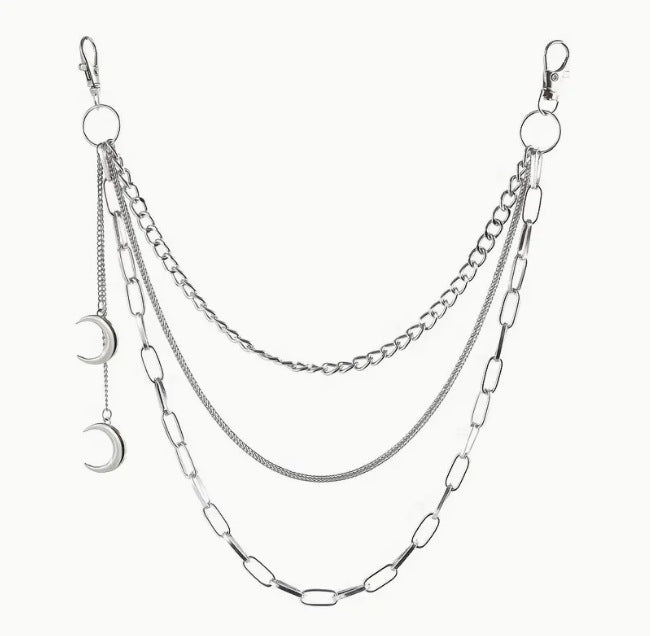 Punk Metal Waist Chain for Hip Hop Fashion